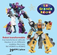 Robot transformable