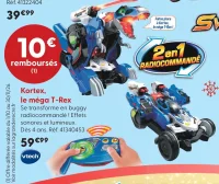 Kortex, le méga T-Rex Switch & Go Dinos