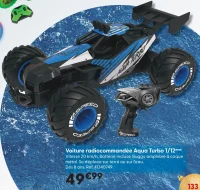 Voiture radiocommandée Aqua Turbo 1/12ème Silverlit