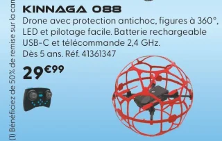 KINNAGA 088 KOO Drone avec protection antichoc