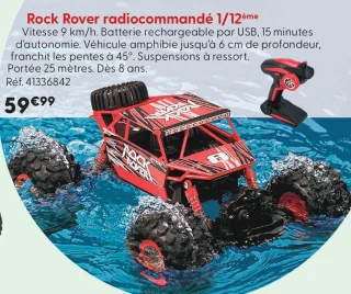 Rock Rover radiocommandé 1/12ème