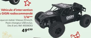 Véhicule d'intervention du GIGN radiocommandé 1/16ème