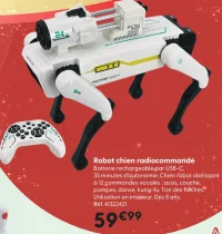 Robot chien radiocommandé