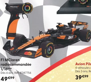 F1 McLaren radiocommandée 1/16ème