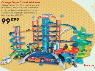 Garage Super City et véhicules Majorette