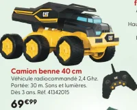 Camion benne 40 cm CAT