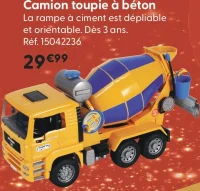 Camion toupie à béton Bruder