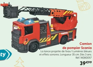 Camion de pompier Scania TEAM City