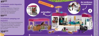 Schleich camping-car équestre