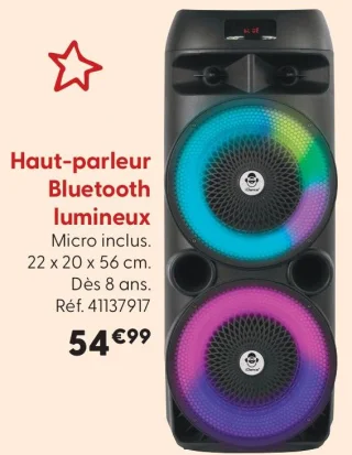 Haut-parleur Bluetooth lumineux iDance