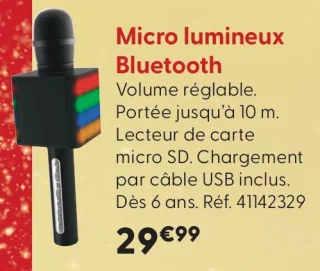 Micro lumineux Bluetooth