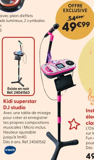 Kidi superstar DJ studio VTech