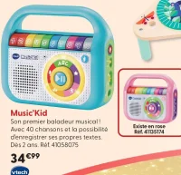 Baladeur musical Music'Kid VTech