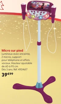 Micro sur pied Disney La Reine des Neiges Lexibook