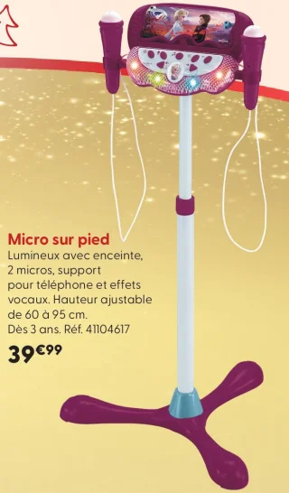 Micro sur pied Disney La Reine des Neiges Lexibook