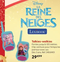 Talkies-walkies Disney La Reine des Neiges Lexibook