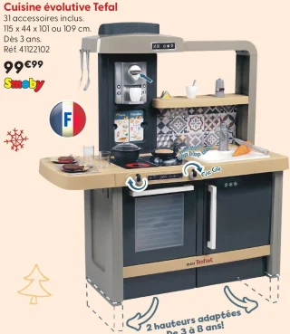 Cuisine évolutive Tefal Smoby