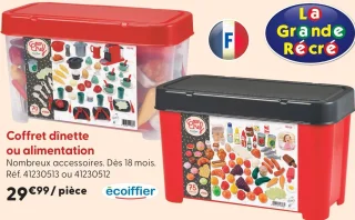 Coffret dînette ou alimentation Écoiffier