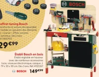 Établi Bosch en bois