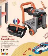 Diable 3-en-1 Black & Decker Smoby