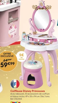 Coiffeuse Disney Princesses Smoby
