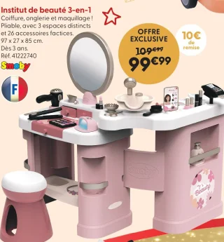 Institut de beauté 3-en-1 Smoby