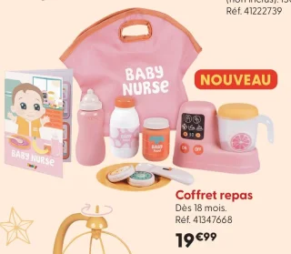 Coffret repas Smoby Baby Nurse