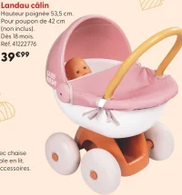 Landau câlin Smoby Baby Nurse