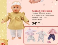 Poupon et dressing Cerise & Capucine