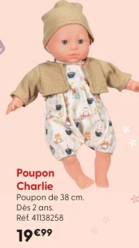 Poupon Charlie Cerise & Capucine