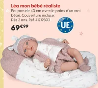 Léa mon bébé réaliste Cerise & Capucine