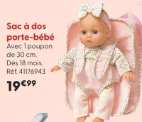 Sac à dos porte-bébé Cerise & Capucine