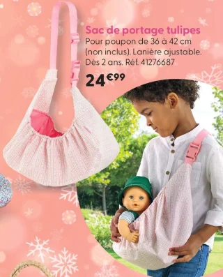 Sac de portage tulipes Corolle