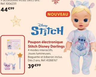 Poupon électronique Stitch Disney Darlings