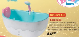 Baignoire pour poupon BABY born