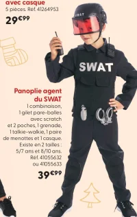 Panoplie agent du SWAT