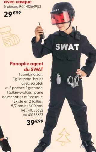 Panoplie agent du SWAT