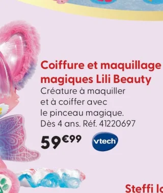 Coiffure et maquillage magiques Lili Beauty VTech
