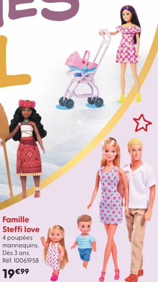 Famille Steffi love - 4 poupées mannequins