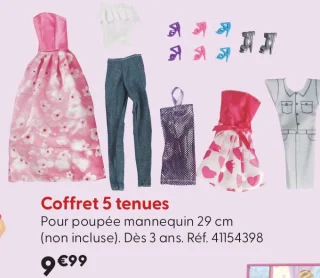 Coffret 5 tenues Jenny