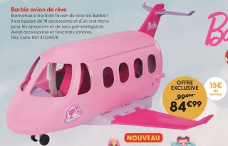 Barbie avion de rêve
