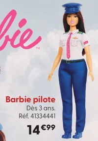 Poupée Barbie pilote