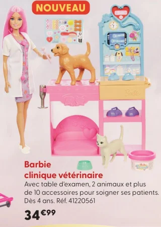 Barbie clinique vétérinaire