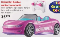 Cabriolet Barbie radiocommandé