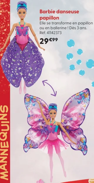 Barbie danseuse papillon