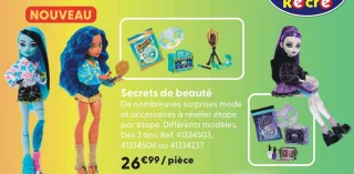 Secrets de beauté Monster High