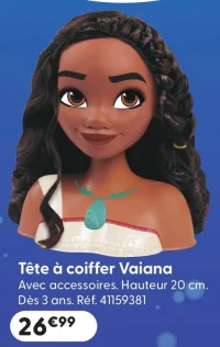 Tête à coiffer Vaiana