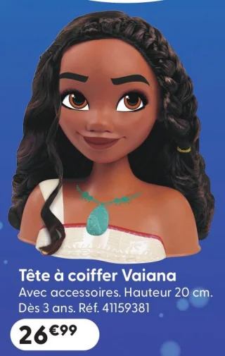 Tête à coiffer Vaiana