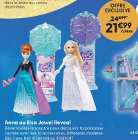Anna ou Elsa Jewel Reveal La Reine des Neiges