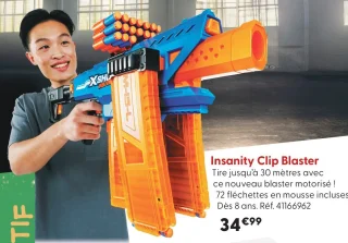 Insanity Clip Blaster X-Shot